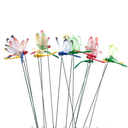 Dragonfly Garden Stakes3D Decor24pcs