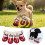 Dog Boots Waterproof Skidproof Warm Protective 4 Pcs 1