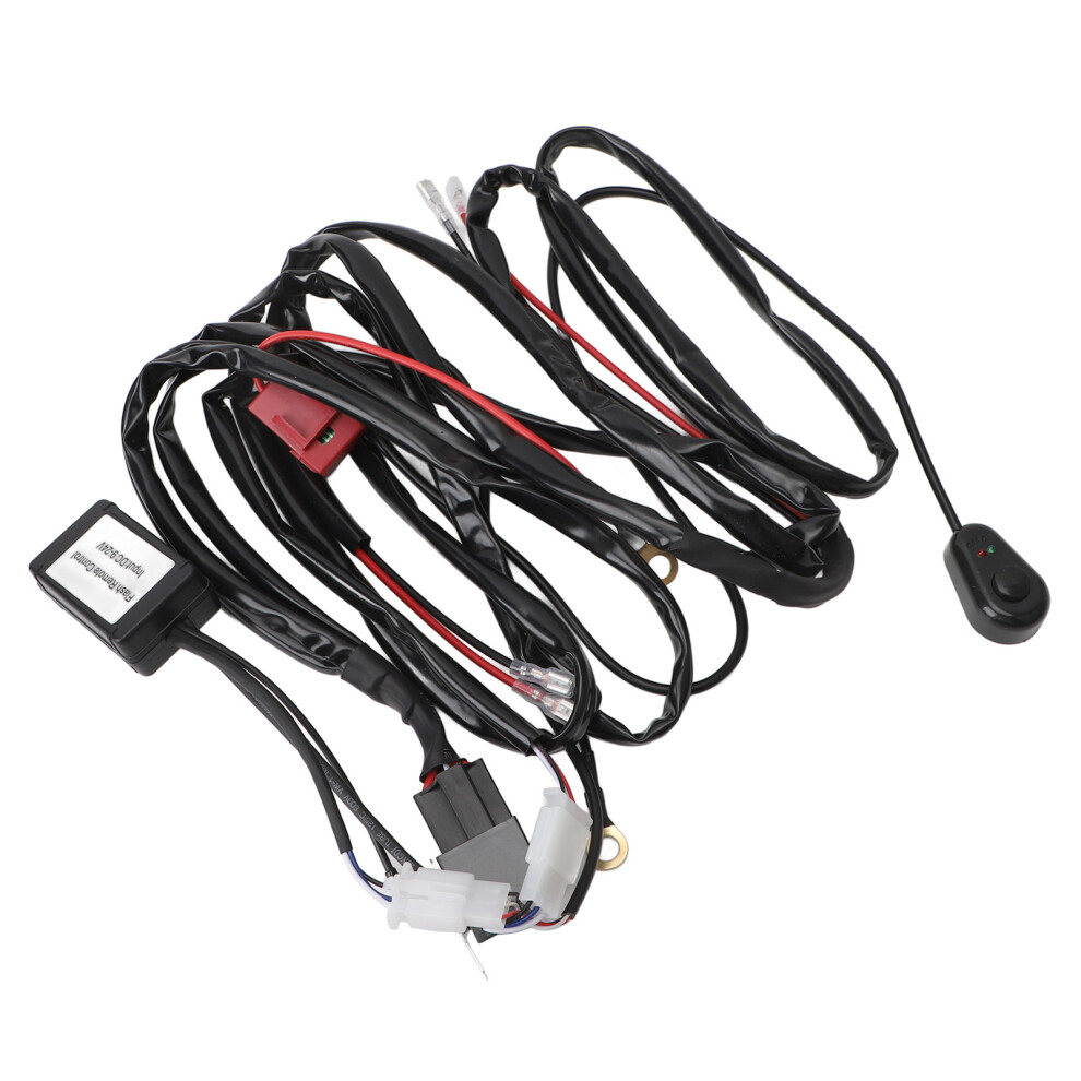 9.84Ft 12V Remote Relay Harness 40A 16Awg 7444352104352