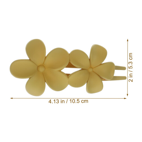 3-delte blomsterhårspenner til kvinner – PC-materiale, 1