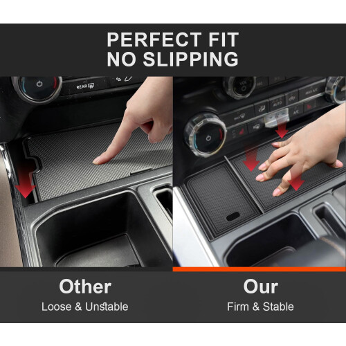 Ford F150 Center Console Storage Tray with USB Hole 2
