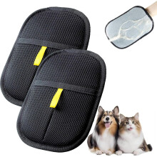 Pet Hair Removal Gloves (2 pcs) – Static, Compatible with Cats & Dogs