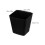 OULII 4Pcs Plastic Storage Baskets Black Hanging Cup Holders for Kitchen Organization 7