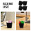 OULII 4Pcs Plastic Storage Baskets Black Hanging Cup Holders for Kitchen Organization 8