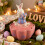 Ceramic Rabbit Cookie Jar Cute Bunny Animal Figurine Candy Container for Easter Kitchen Decor 9.3 in 4