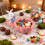Ceramic Rabbit Cookie Jar Cute Bunny Animal Figurine Candy Container for Easter Kitchen Decor 9.3 in 8