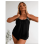 Plus Size Leopardprint Tankini Sæt Rund Hals Mave 3