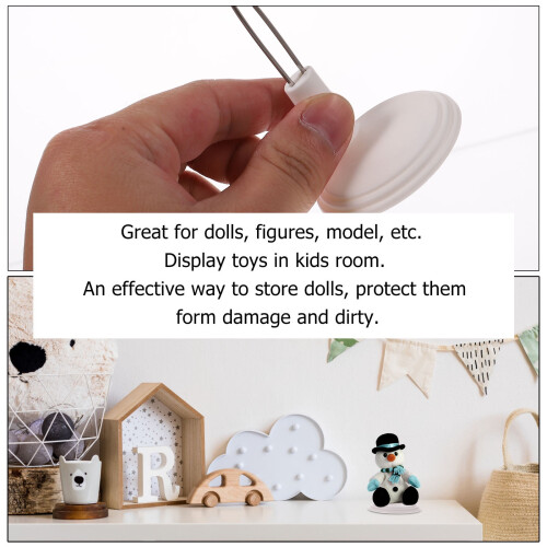 3pcs Versatile Doll Holder Display Stand Durable Rack for Figures Dolls Models Base Decor 1