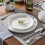 Ceramic Dinnerware Set Modern White for 4 People 12 Pieces 4