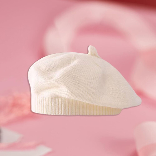 Babybaskermössa stickad i fransk stil, 1 styck 2