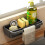 Wall-Mounted Dish Drying Rack Black 10"x3"x2" 2