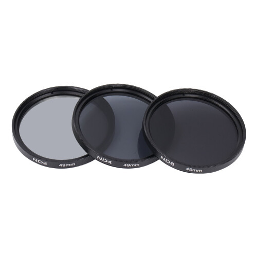 ND Filters Set 49mm, Multi-Layer Coating, Anti-Overexposure, Scratch Resistant