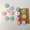 Flower fridge magnets multicolor 14 pcs 5