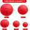 White Paper Lanterns Asian-style Party Decor 10 pcs 2
