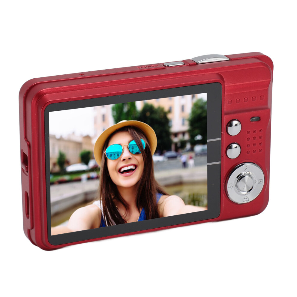 48Mp 4K Digital Camera With 2.7" Screen, 8X Zoom - Red 4981388436253