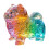 Valpefigur i klart glass med gradienteffekt, 1 stk. 1