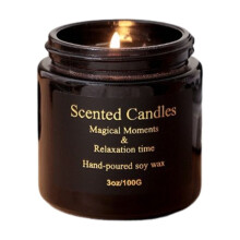 Aromatherapy Candle in Jar for Relaxing Scent in Bedroom and Living Room, Handmade Home Luxury Gift, Large Size Version D