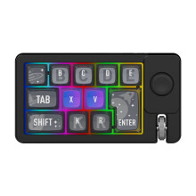 Draadloos gamingtoetsenbord 2,4 GHz 3-modus RGB Mini