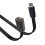 Cabo de extensão micro USB macho para fêmea em ângulo reto, plano 6