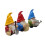 Set di 3 statue di gnomi per decorazione esterna 1