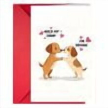 Valentine's Day Card for Him or Her Heart Design Romantic