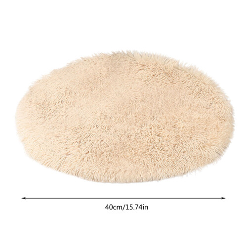 Round Plush Pet Cushion for Small Medium Dogs Cats 1