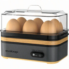 Electric Egg Cooker 6-Egg Capacity BPA-Free
