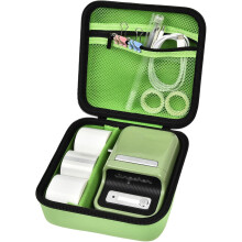 Estuche para etiquetadora NIIMBOT B21/B1 con bolsillo de malla verde