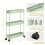 Úložný vozík Slim 3-Pair Green 4