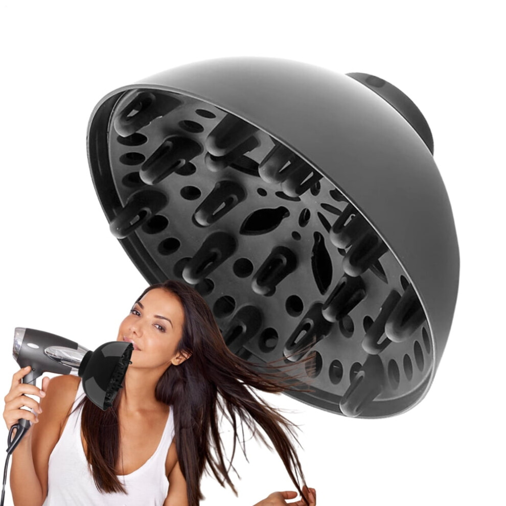 Curly Hair Diffuser Attachment for Hair Dryer â Adjustable 1.4â2.6", Compatible with Most Dryers