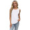 Dames mouwloze top wit XXL 1