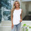 Dames mouwloze tops wit XL 6
