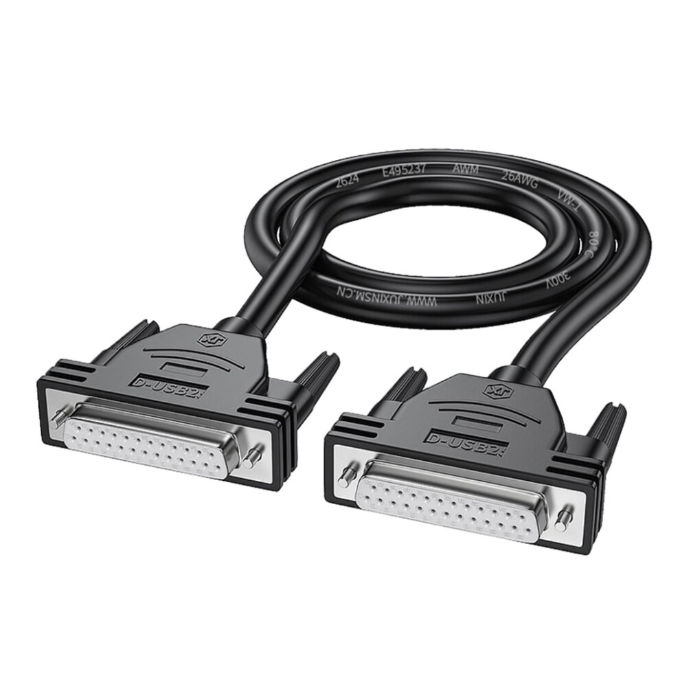 25Pin D-Sub Db25 Serial Data Wire Male Female Connectors Cord Line 50Cm-10M 9085618379350