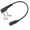 Hovedtelefonradioadapter K2Pin til 3,5 mm kabel 6