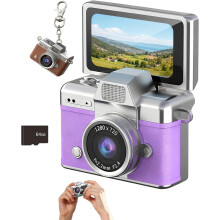 Μίνι ψηφιακή κάμερα με μπρελόκ 1080P με κάρτα TF 64GB