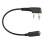 Hovedtelefonradioadapter K2Pin til 3,5 mm kabel 2