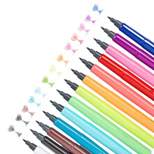 Ensemble de 12 feutres pinceaux 0,4 mm, stylos aquarelle, marqueurs de coloriage, stylos pour livres et carnets de coloriage.