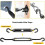 Kit de ferragens para vela de sombra triangular, preto, resistente, aço inoxidável 304. 2