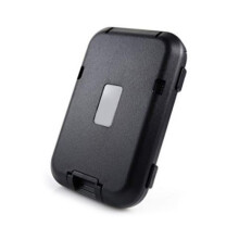 Slim RFID-blocking men's wallet with metal money clip