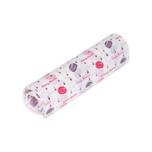 Decorative Food Packaging Paper 50 Pcs White Floral Food Wrapping 21x25 CM Modern Wrapping Paper for Pastries Cakes Sandwiches