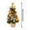 Mini Artificial Christmas Tree with Red Woven Pot, 16 inch 2