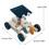 4-Pack Solar DIY Car Kit, Transparent Gears STEM Toy for Physics & Engineering Learning – Compatible with STEM Education 3