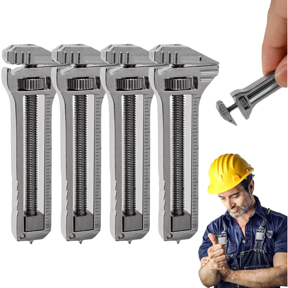 Compact Titanium Multitool, Mini Multitool Wrench, Multifunctional Bottle Opener And Wrench Tool, For Outdoor Camping Hiking Backpacking 9422877895571