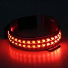 LED Armband, 3 Lighting Modes Battery Operated LED Light Up Bracelets Glow Flashing Wristbands for Walking Lights for Running at Night