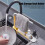 Yellow Expandable Sink Organizer, Adjustable Kitchen Sink Storage Rack 5