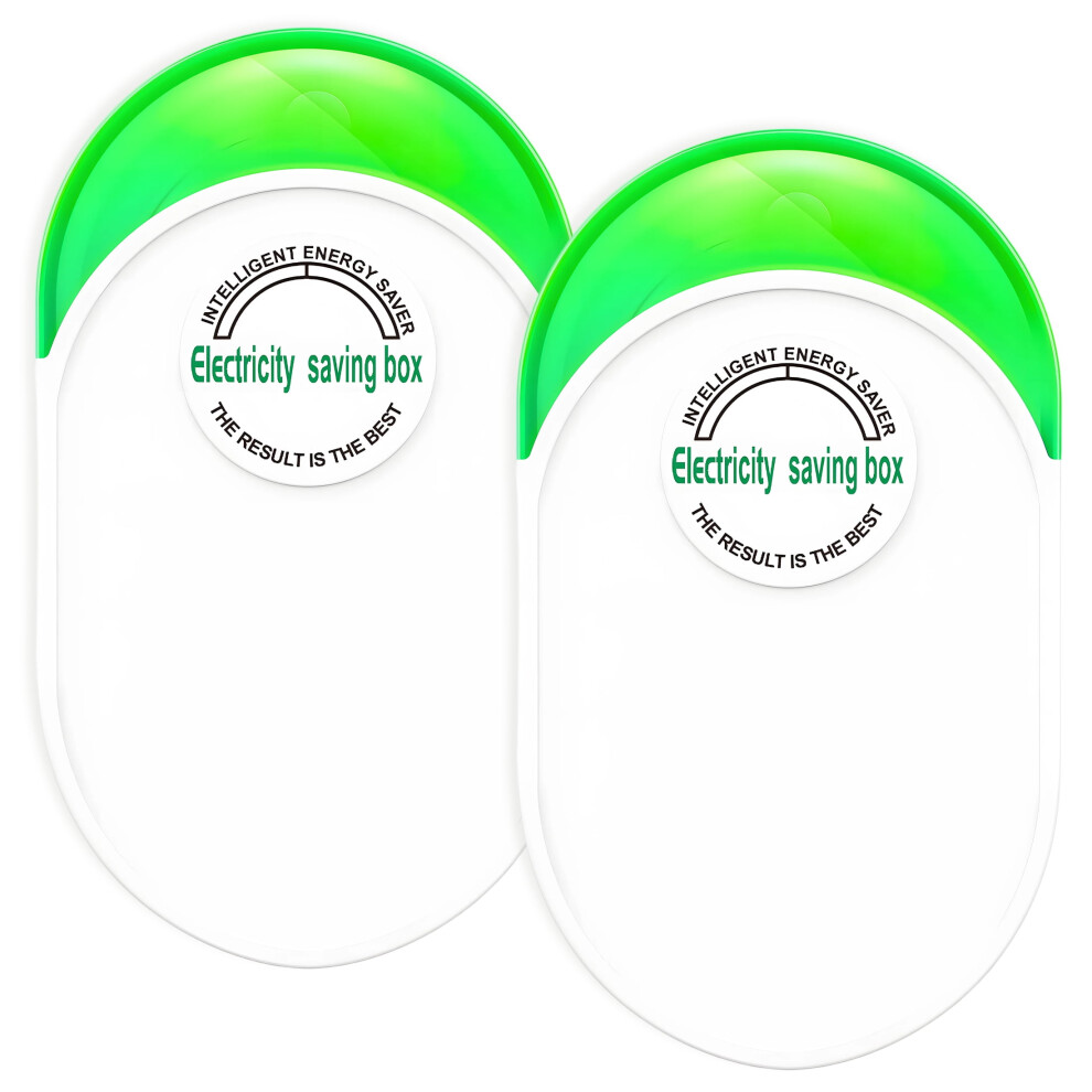 2Pcs Energy Saving Device, Voltage-Stabilizing Power Saver With Overheat Protection, Compatible With Household Appliances 9422877895960