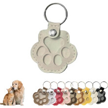 Pawkeys, The Paw Print Keepsake That Keeps Them Close, Cat Fur Memory Charm, Leather Paw Print Pet Fur Keepsake Keychain