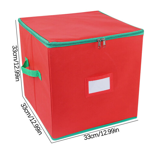 Διακοσμητικό κουτί αποθήκευσης 33x33x33cm με καπάκι 64 θήκες 1