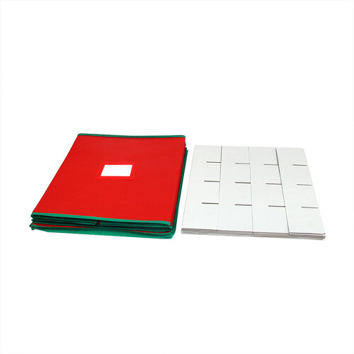 Διακοσμητικό κουτί αποθήκευσης 33x33x33cm με καπάκι 64 θήκες 2