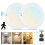 Rechargeable LED Ceiling Light with Motion Sensor, 3 Modes, 10 Brightness Levels, Battery-Powered, Remote & Timer – Compatible with Closet/Shower 1